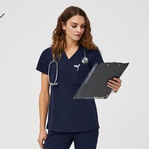 FIGS Navy blue Catarina size small